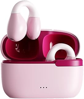 Xmenha Ear Clips Ear Buds Open Ear Clip On Earbuds Wireless Bluetooth Ear Clip Bone Conduction Conducting Headphones Open Ear Head Set Earclip Bone Conduction Earbuds Earphones Headset