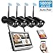 Produktbild Jennov Überwachungskamera Set mit 12 Zoll LCD Monitor 4CH 1080P HD NVR Wireless Überwachung mit 4 x Sicherheitskamera1TB Festplatte Speicher Kamera mit APP für Außen Innen