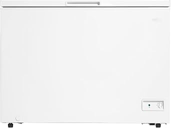 Danby DCF100A6WM 10.0 cu. ft. Square Model Chest Freezer DOE Front mounted mechanical thermostat Easy to use, adjustable variable temperature range