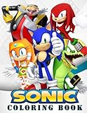  Sonic Coloring Book: Great Coloring Book for Kids and Any Fan of Sonic Characters