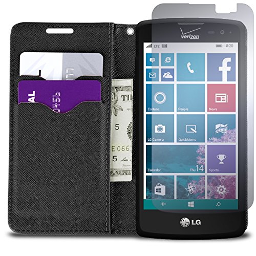 Lg Lancet Case, Flip Stand Wallet [Coveron® Carryall Pouch Series] Tough Textured Design [Credit Card Id Slots And Wristlet Strap] Phone Cover Case For Lg Lancet Vw820 - Chevron Anchor #TOP1