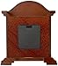 Bedford Clock Collection Redwood Mantel Clock with Chimes