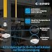 Sonero SATA III Datenkabel Set 2x 0,5m gewinkelt Gelb, 1x 4pin auf 2x SATA
