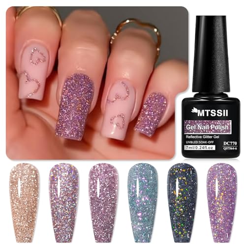 Set de Esmaltes de Gel Brillantes MTSSII 8 Piezas miniatura 2
