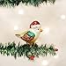 Old World Christmas Ornaments Santa Bird Glass Blown Ornaments for Christmas Tree 3inch