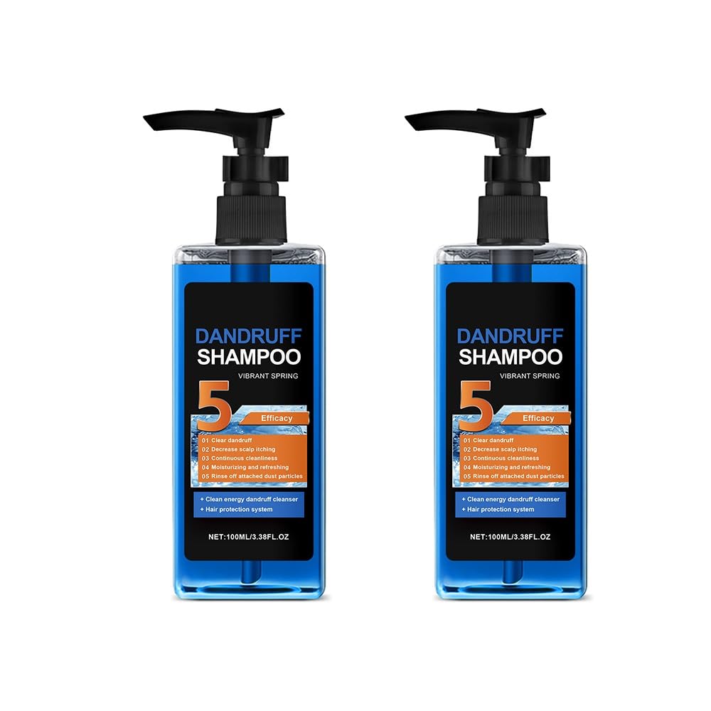Shampoo lenitivo rinfrescante alla menta, un detergente purificante profondo che controlla l'olio for capelli leggeri e voluminosi