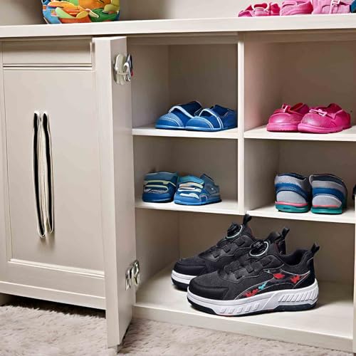 Roller Skate Shoes with 4 Detachable Wheels, Kids Skateboarding Shoe Slip in Raller Sneakers for Girls Boys Birthday Thanksgiving Christmas Day4