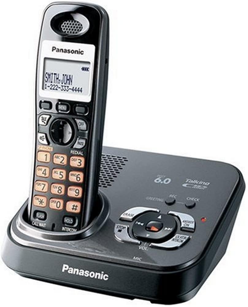 Panasonic Dect 6.0 Expandable Digital Cordless Answering System - Single Handset System (KX-TG9331T) : Answering Devices : Office Products