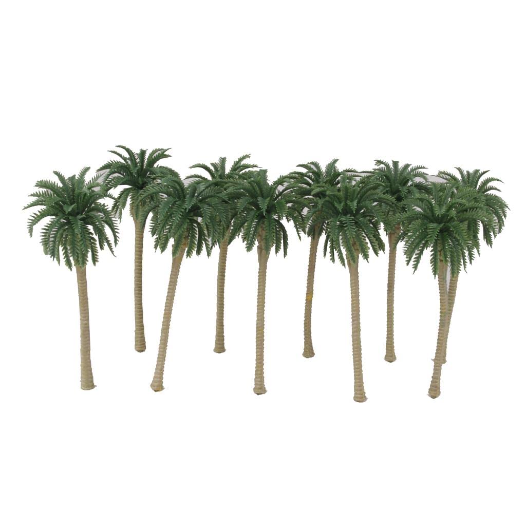 Calandis® 3X10Pcs Green Model Coconut Palm Trees 1/100 11Cm | Scenery & Trees | Parts & Accessories | OO Scale | Model Railroads & Trains | Toys & Hobbies-image-3