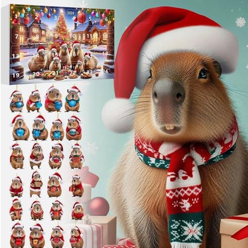 Keyubria Calendrier Avent Noël | 24 Jours 3D Acrylique Déco – vue 3