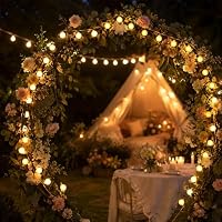 ZingBox Lichterkette Kugeln, 3M 20LED Warmweiß Lichterkette mit 1,8cm Kleinen Kugeln, USB Batterie & Batteriebetrieben, für Innen & Außen, Balkon Kinderzimmer Schlafzimmer Hochzeit Party Camping – Ansicht 3
