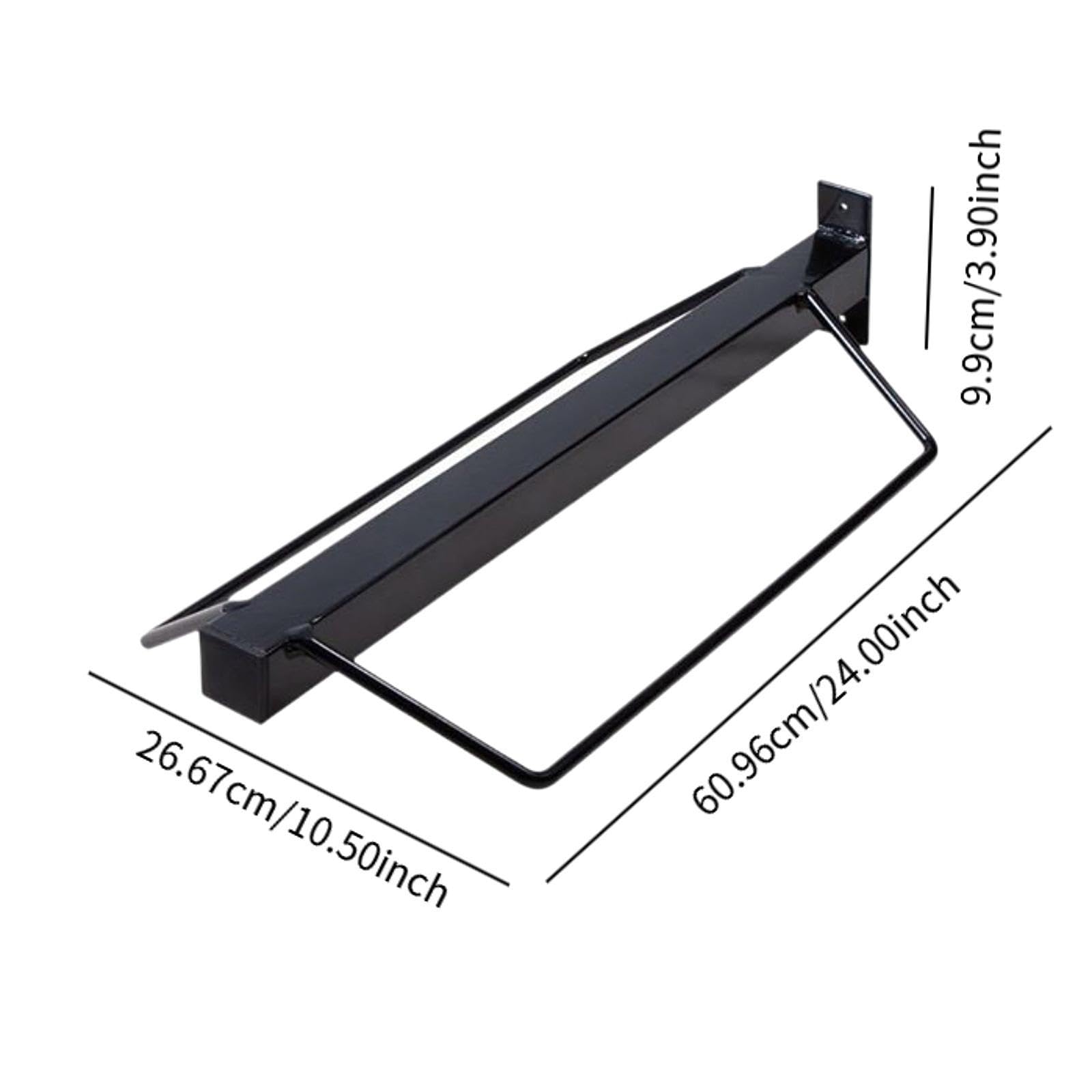 Menolana Saddle Rack,Saddle Holder,Wall Mount Stable for Horse Blanket,Display Holder,Barn Saddle Pad Rack Western Saddle Storage Rack