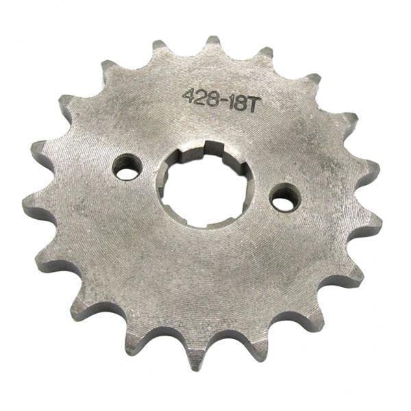 Blesiya 2x 18T 428 Chain/Pitch Front Sprocket Cog Pit/Trail/Dirt Bike ATV Quad 20mm