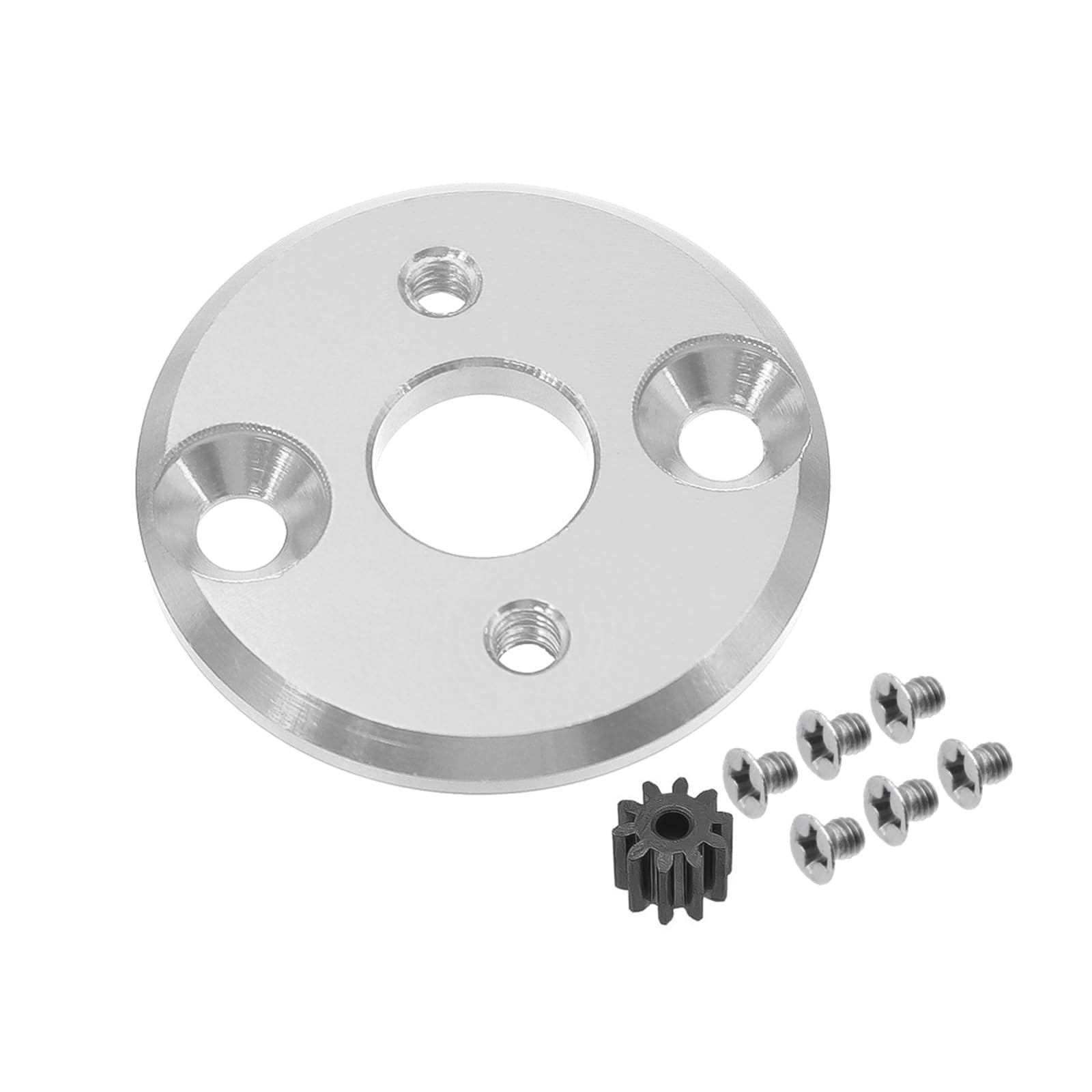 MIXVZARF RC Upgrade Accessories for MN78 MN82 1/12 Metal Gearbox Transmission Gear Set Motor Pinion Gear 370 Motor Bracket Mounting Modification RC Car Upgrade Parts(Motor Bracket 9)