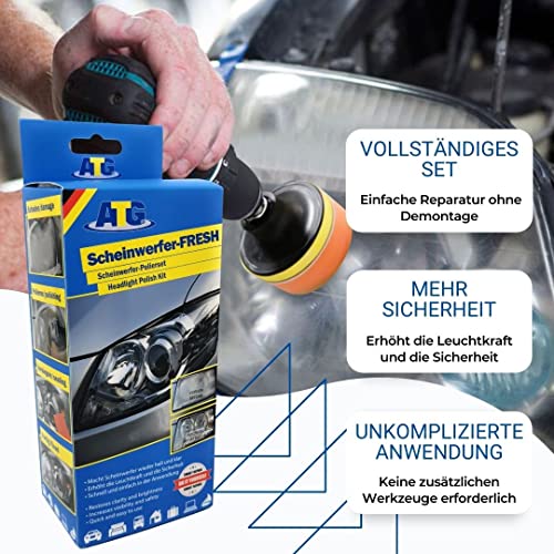 Scheinwerfer Aufbereitungsset für Kunststoffscheinwerfer