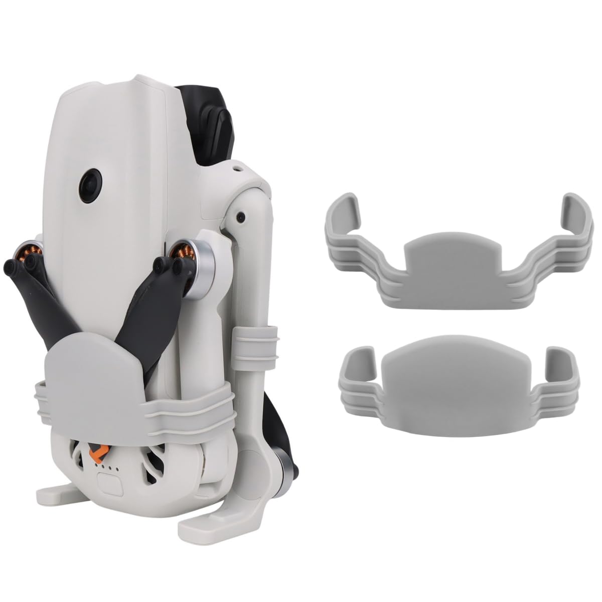 Pasek uchwytu śmigła do DJI Lito X1 / Lito 1, ochraniacz stabilizatora szybkiego zwalniania, śmigła, stała osłona, akcesoria do drona, szary