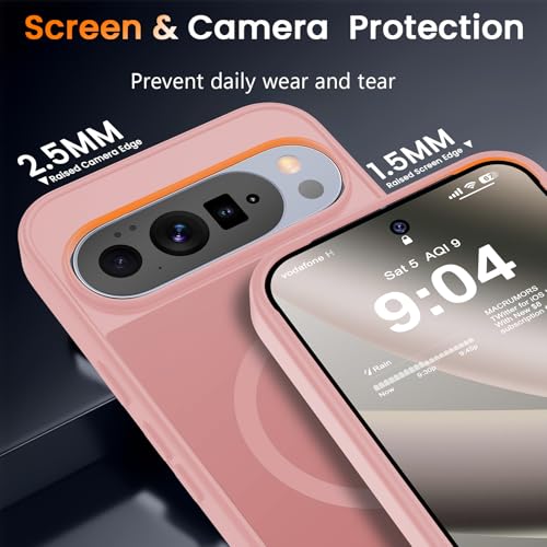 Image of WRJ Magnetic Case for Google Pixel 10 /10 Pro 6.3-Inch, Pink