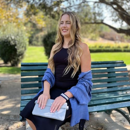 Humble Hilo Silk Blend Womens Scarf with Subtle Stripes Real Silk Scarf Large Long Silk Scarf Pashmina Wrap4