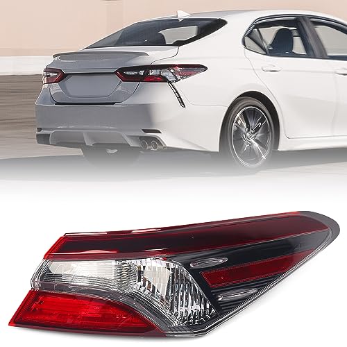 Huray Tail Light Assembly for Toyota Camry 2021-2022 Tail Lamp Replacement 81550-06A20 Passenger Side (Right)