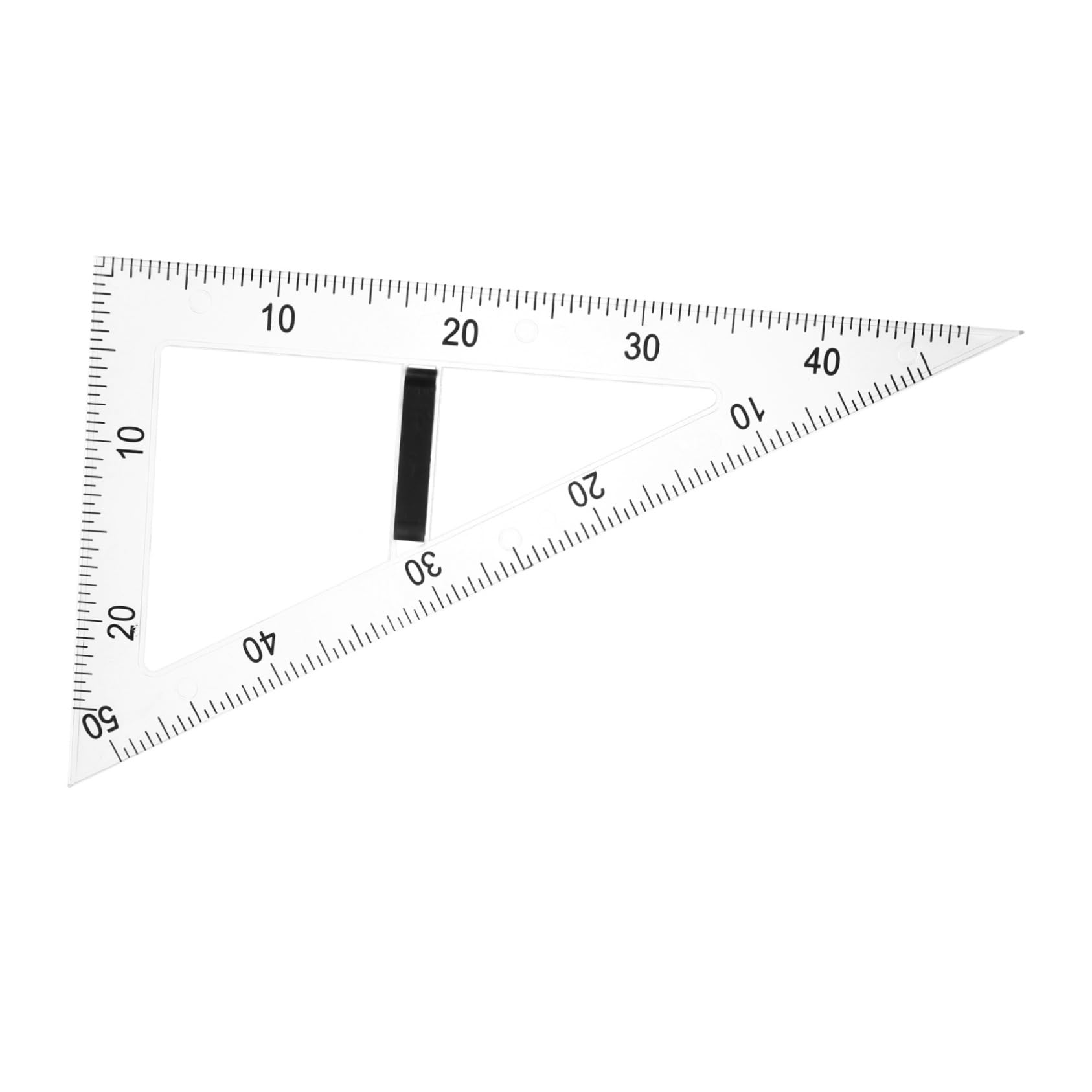 iplusmile 60grado Regla Triángulo Magnética Transparente Para Enseñanza Herramienta De Dibujo Para Aulas y Profesores Para Tableros Magnéticos y Superficies Metálicas