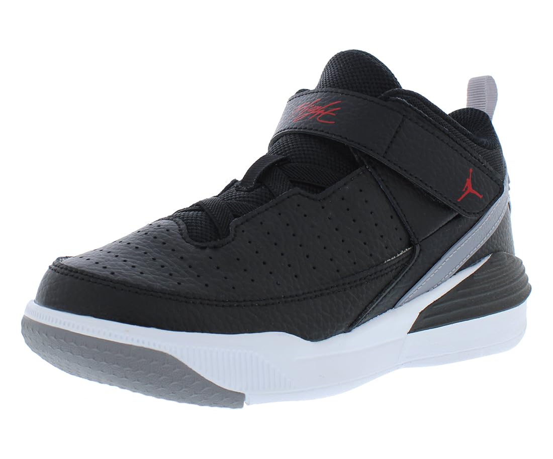 Nike Jordan Max Aura PS Boys Shoes Size 3, Color: Black/University  Red/White