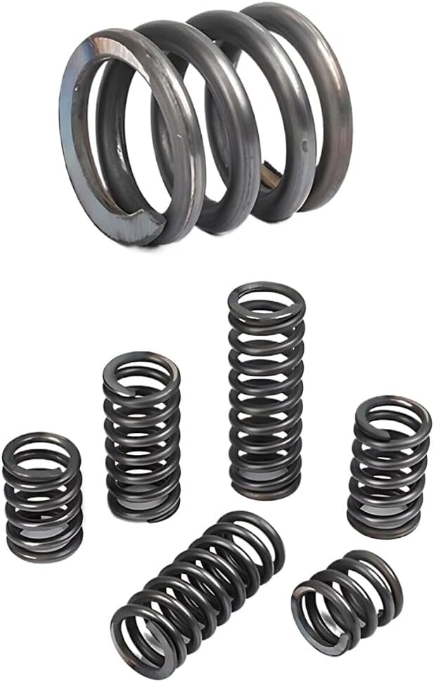 10Pcs Spring Steel Compression Spring 1.5mm Wire Diameter 15-100mm Length Pressure Small OD 8-25mm (10,1.5mm-9mm-30mm)