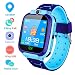 Produktbild bhdlovely Smartwatch Kinder LBS Tracker Uhr für Kinder Anti Lost Kids Watch Telefon Kinderuhr Jungen Mädchen Blue