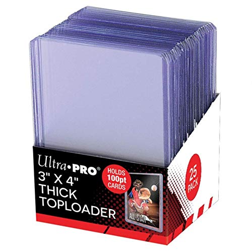 Ultra Pro 3 X 4 Super Thick 100PT Toploader 25ct