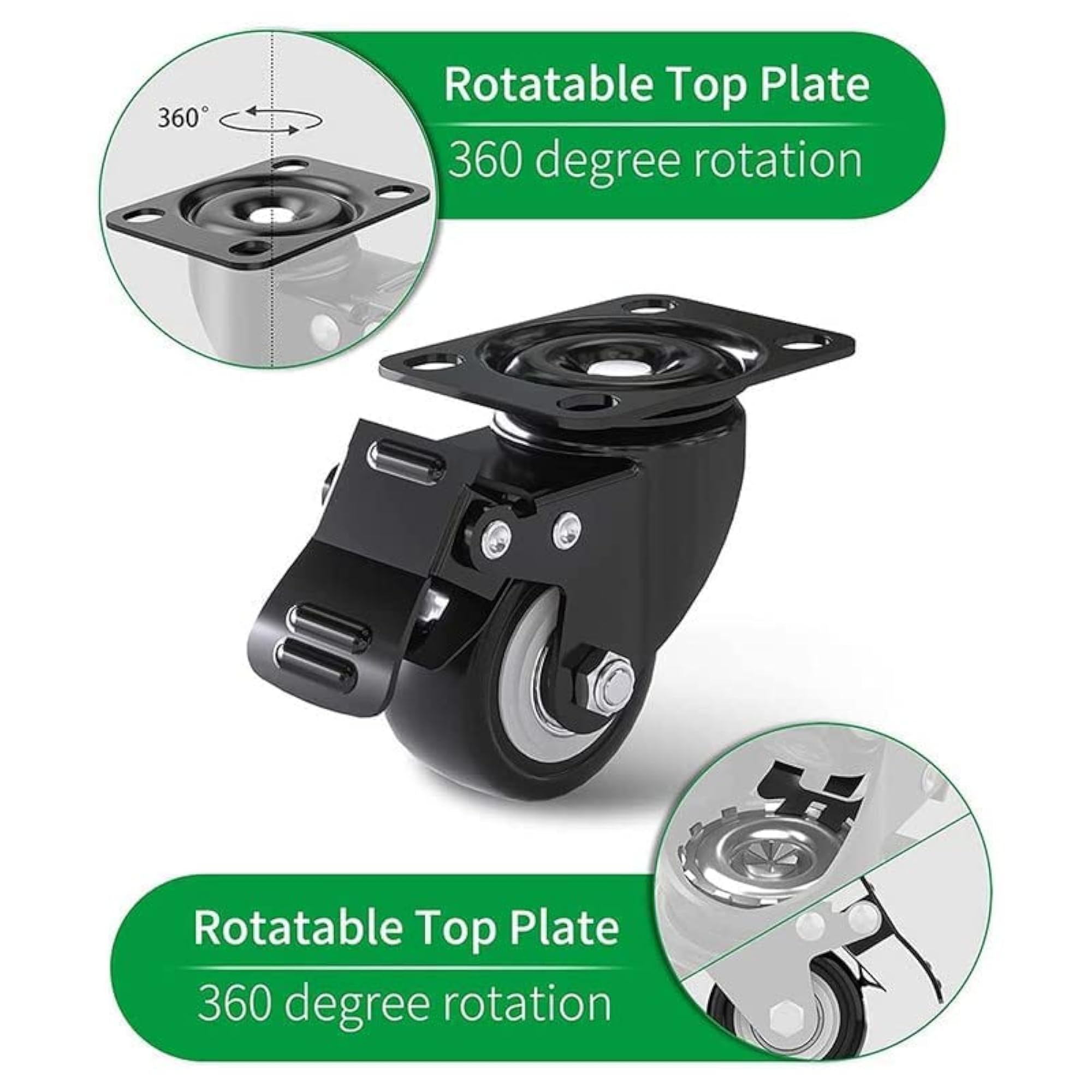 Heavy Duty Caster Wheels for Furniture