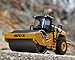 Gemini&Genius Road Roller Truck Toy for Kids, 1/50 Large Grader Construction Vehicle Road Planer Vehicle Toy, Asphalt Drum Compactor Alloy Model Toy Collection, Play or Display for Kids