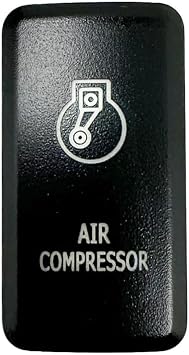Cali Raised LED Tall Air Compressor Switch for Toyota Tacoma, Rav4 and Tundra OEM Style Push Button Switch