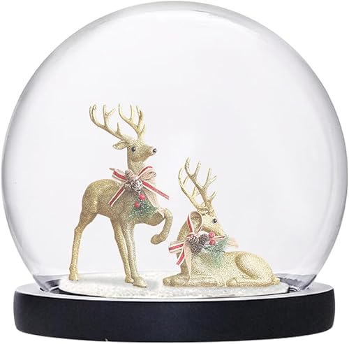 Miniatura 8 de PH PandaHall Cúpula Cloche de cristal de 4.9 x 4.5 pulgadas, vitrina de cristal con base, cúpula decorativa, cúpula de nieve para luces de hadas,