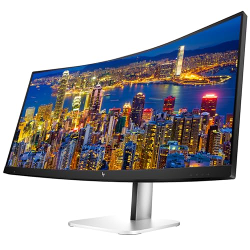 Image of HP Series 7 Pro Curved 38-inch 738pu 2K+ WQHD+ (3840 x 1600) LCD Monitor, 2-Pack - Daisy Chain, DisplayPort, USB Hub, Thunderbolt 4 Bundled with Desk Mount Dual Stand & USB-C Multiport G5 Dock