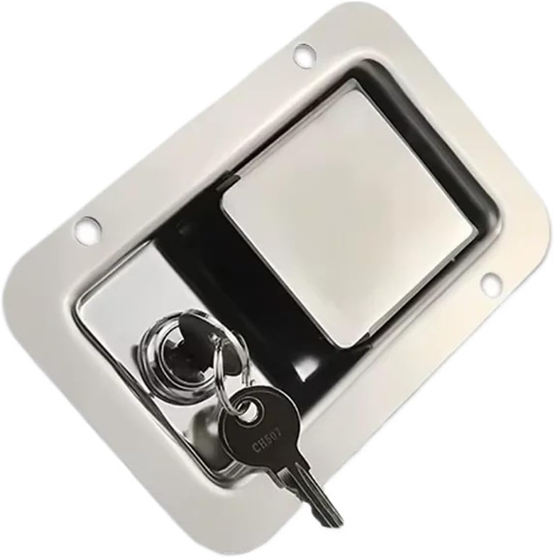 Flat Panel Cabinet Door Lock Control Box 304 Stainless Steel Equipment 1Pcs