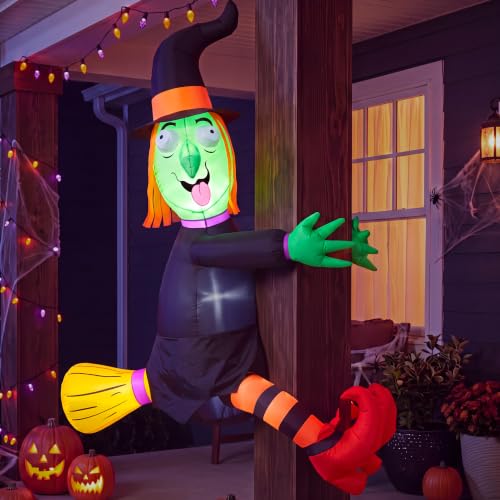 Joiedomi 4FT Halloween Inflatable Witch with Build-in LED Lights - image 1