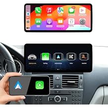 Ultra Narrow 12.3 Inch Android Auto Radio for Mercedes Benz C GLA Class W204 S204 Carplay Mulitmedia Player HD1920*720 2011-2015 BT Stereo Call Music Linux 4.5/4.7 System