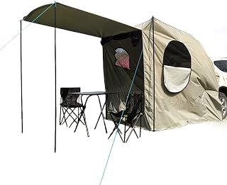 Tienda de Campaña para Maletero de Coche SUV, Avance Camper Furgoneta, Tienda Puerta Trasera para Camperizar Coche, Caravana, Accesorios Autocaravana, Camping Shelter Coche