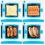 Zoom IMG-2 pressa per sandwich padella antiaderente Zoom IMG-2 pressa per sandwich padella antiaderente