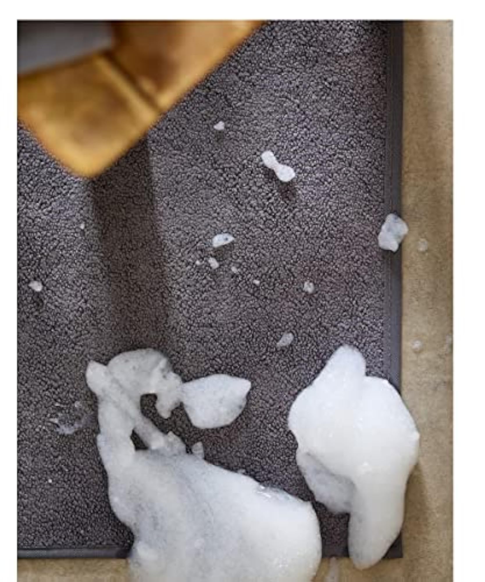 Bath Mats, Dark Grey, Machine Washable