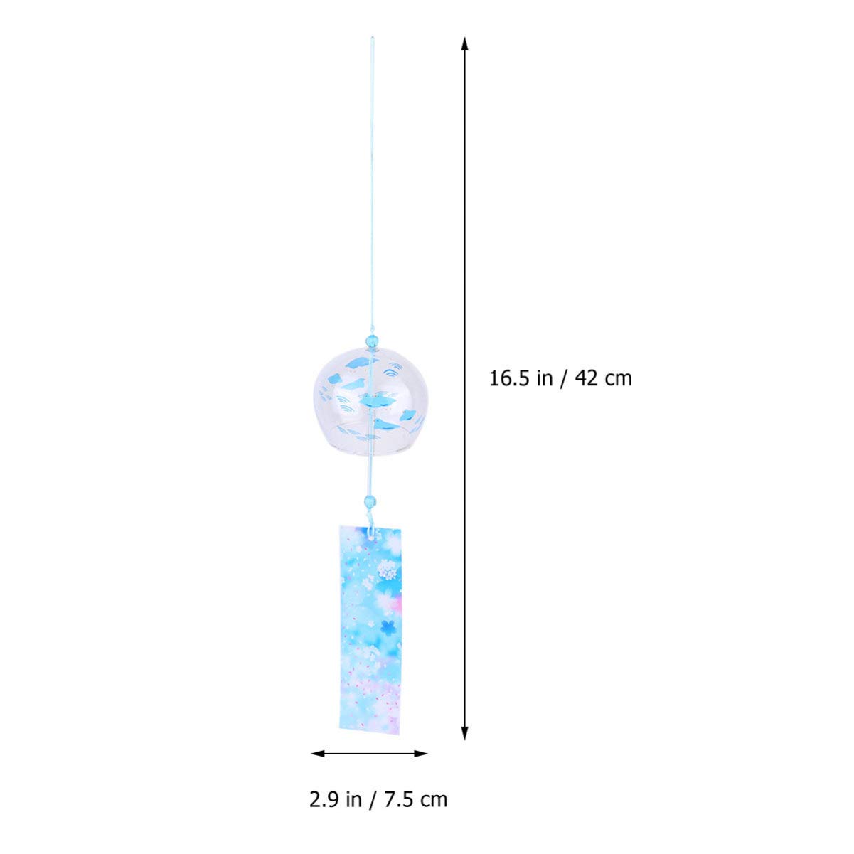 Japanese Wind Chimes, Glass for Hanging, Wind Game