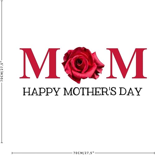 Miniatura 2 de Calcomanías murales para decoración de mamá, feliz día de la madre, calcomanía de vinilo para decoración de pared del hogar, calcomanías de pared