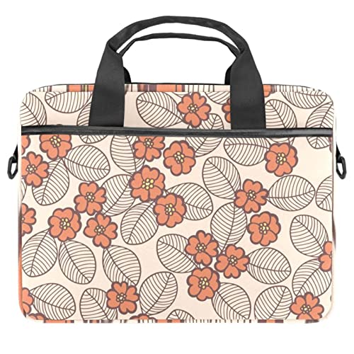 Housse ordinateur portable 13.3 bandoulière sacoche fleurie 14.5 pouces