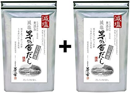 [Value Pack] KAYANOYA Japanese"DASHI" Soup Bags (Salt Reduced Version) 27Pcs 2Packs Value Set