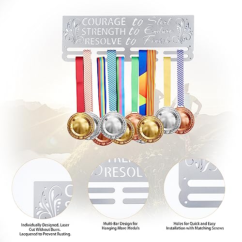 SUPERDANT Kids Medal Holder Medal Hangers Running Platinum Courage ...