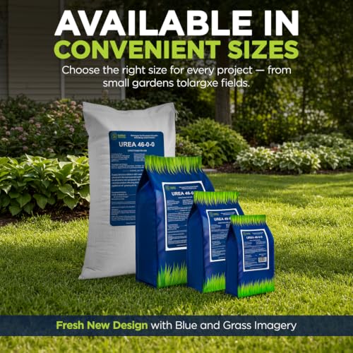 Image of Supply Solutions Urea 46-0-0 Nitrogen Fertilizer to Stimulate Lush Growth and Deep Green Color - Plant Food Plant Fertilizer for Plants Lawn Garden - Bloom Booster for Flowers, Fruits (5lbs)