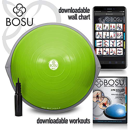 image for Bosu 65-Centimeter Dynamic Non-Slip Travel-Size Home Gym Workout Balan