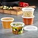 Zeml [16 oz. -24 Sets Deli Food Storage Freezer Containers With Leak-proof Lids