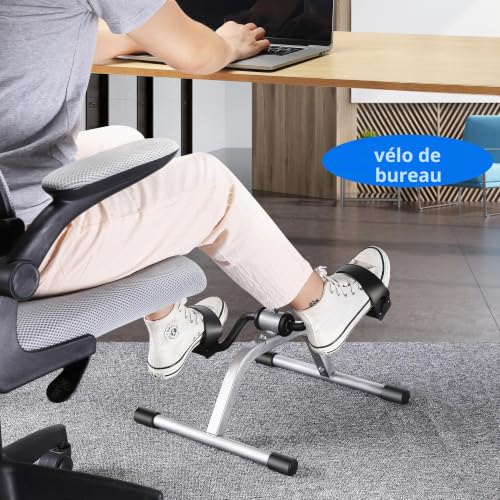 Mini vélo d'exercice à pédales pour la récupération des jambes et des bras, léger et portable, vélo de sol – vue 5