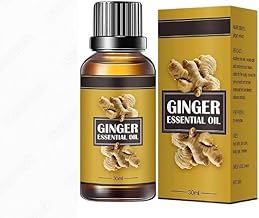 Ginger Oil, Belly Natural Drainage Ginger Oil Essential Relax Massage Oil, Belly and Waist Stay Perfect Shape | 30 ML (PACK OF 1)