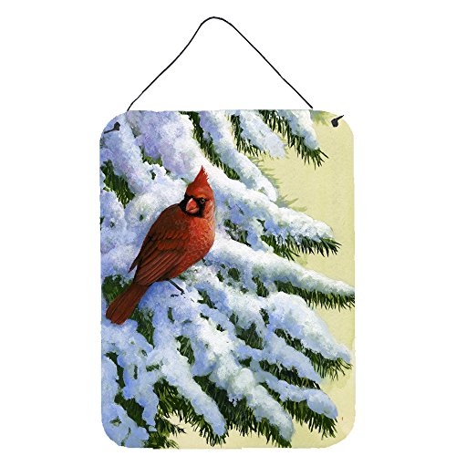 Caroline's Treasures BDBA0415DS1216 Red Cardinal by Daphne Baxter Wall or Door Hanging Prints, 12x16, Multicolor